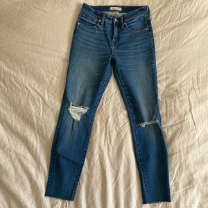 Madewell Denim - 9” high rise skinny crop